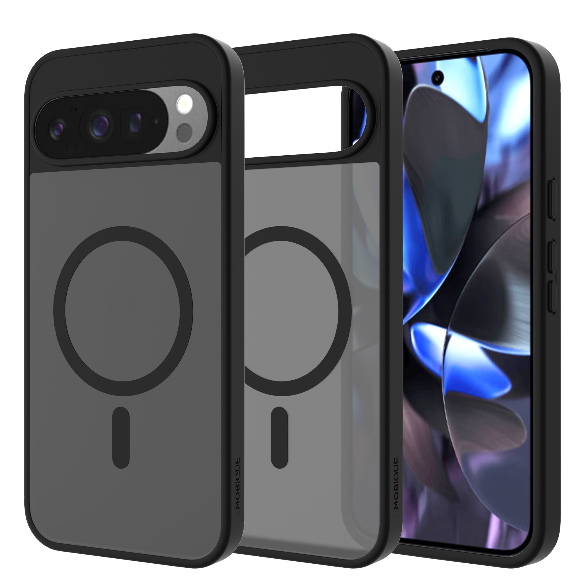 Coque Magnetic Hybrid Google Pixel 9 Pro XL, Frosted Black