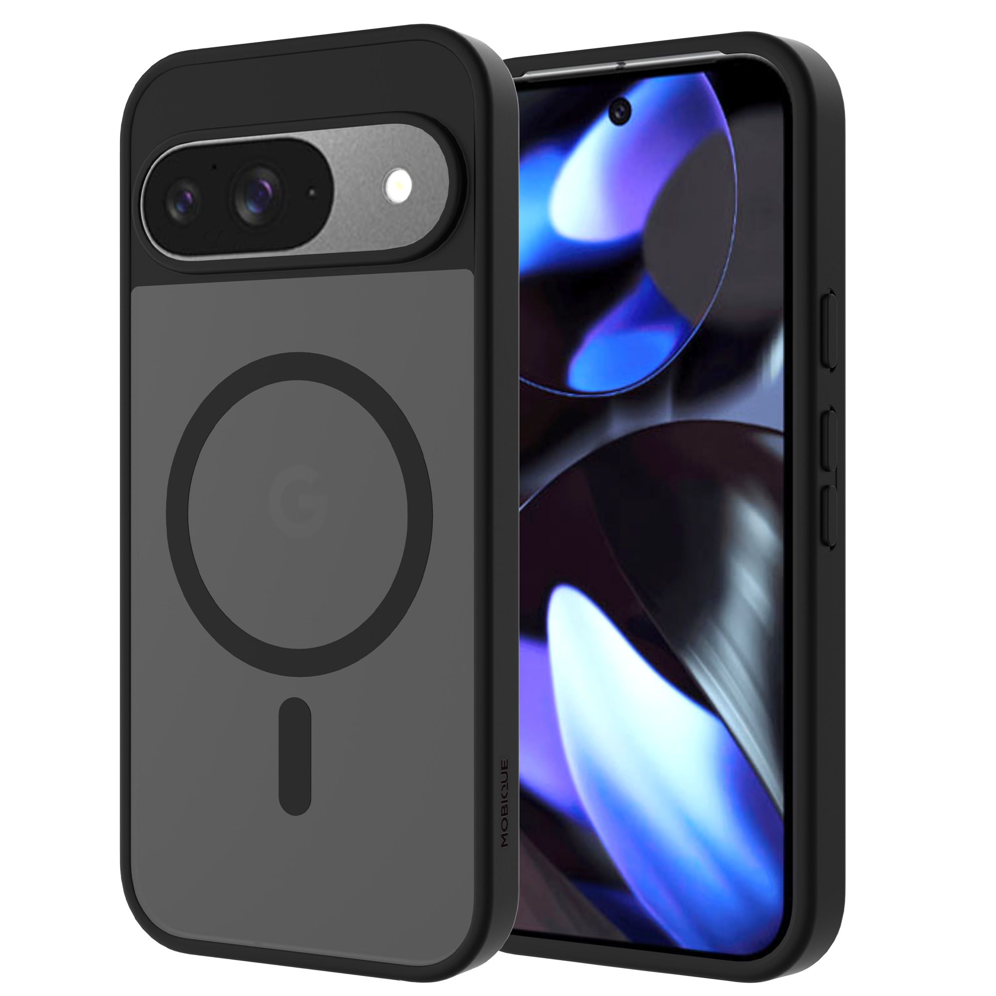 Coque Magnetic Hybrid Google Pixel 9, Frosted Black