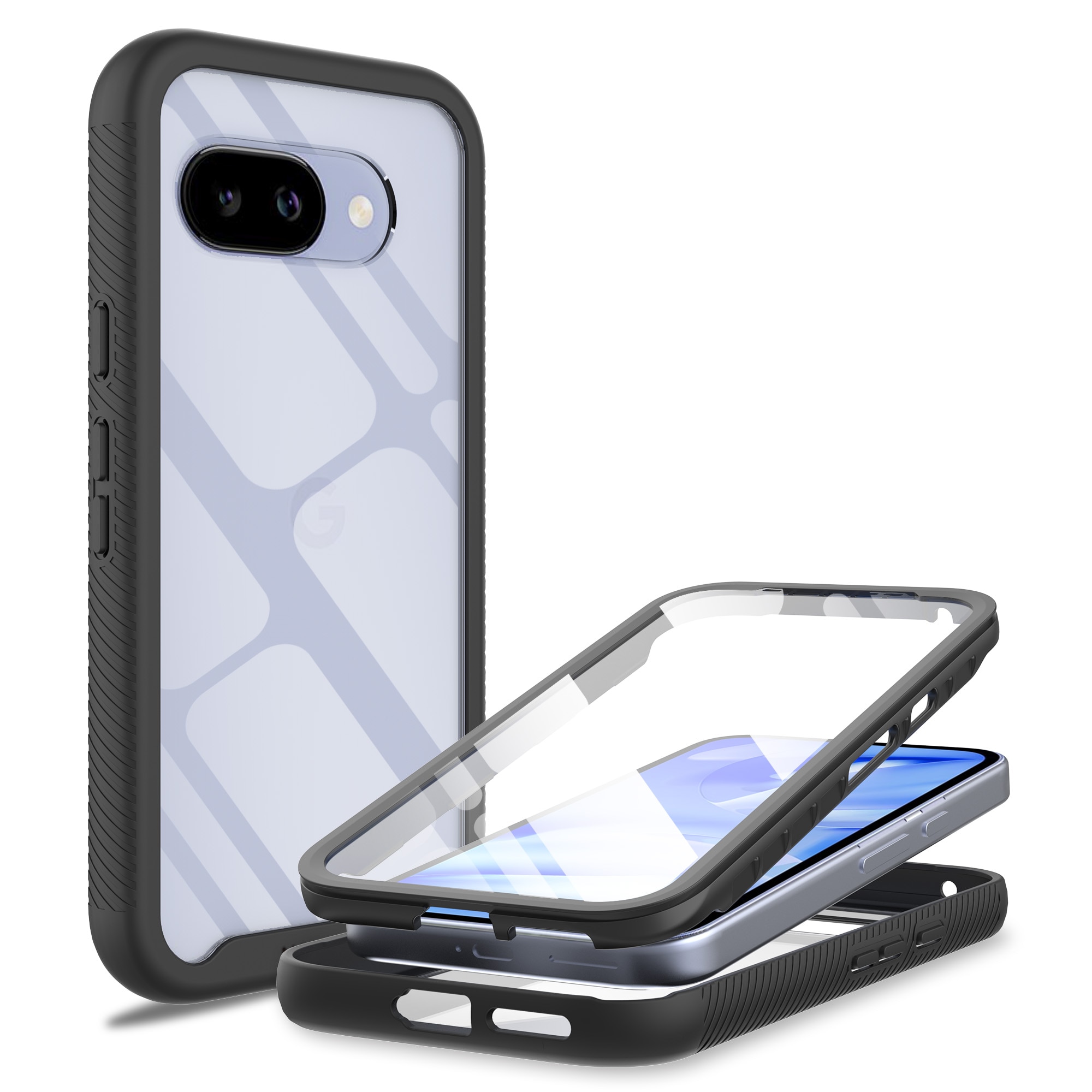 Coque Full Protection Google Pixel 9a, Noir