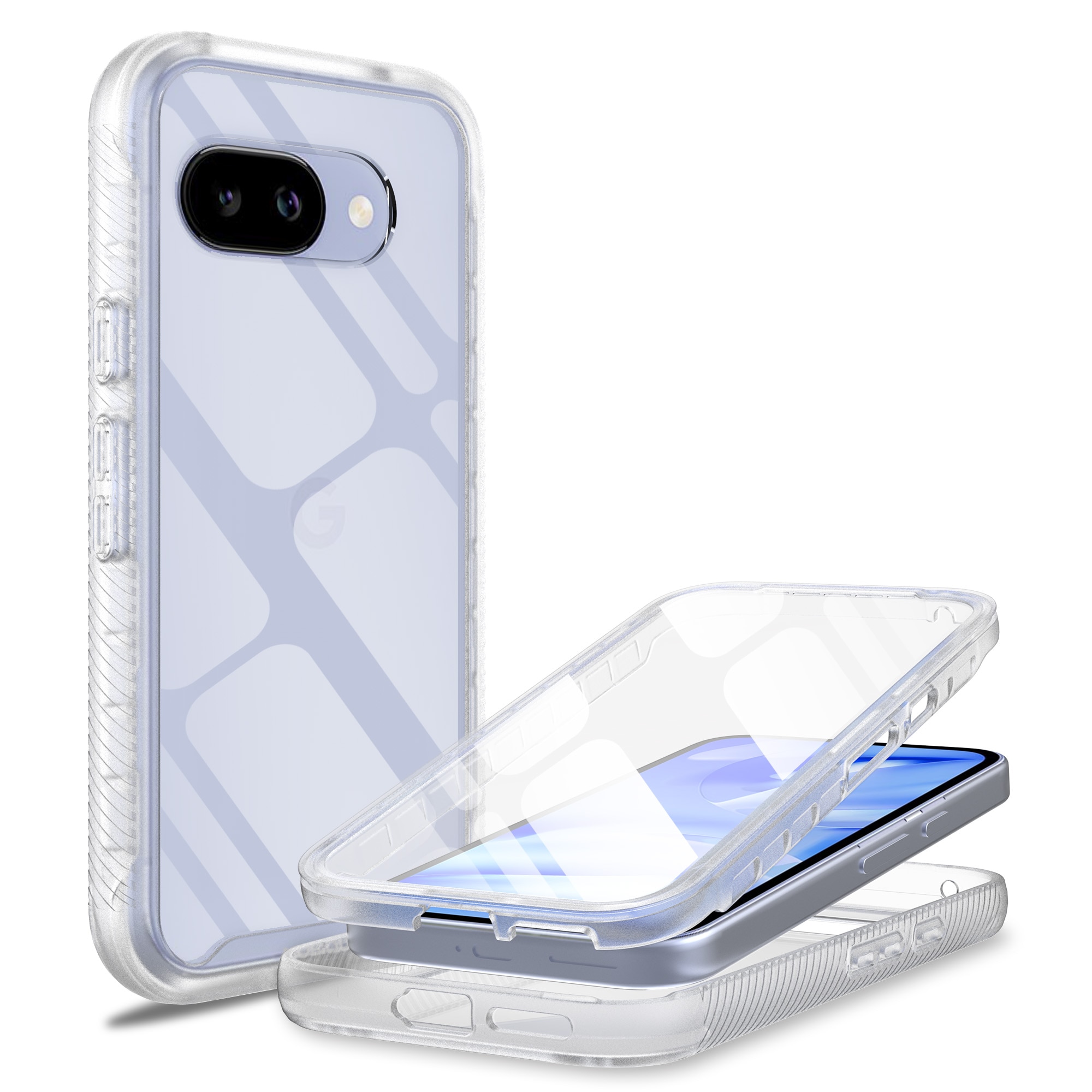 Coque Full Protection Google Pixel 9a, Transparent