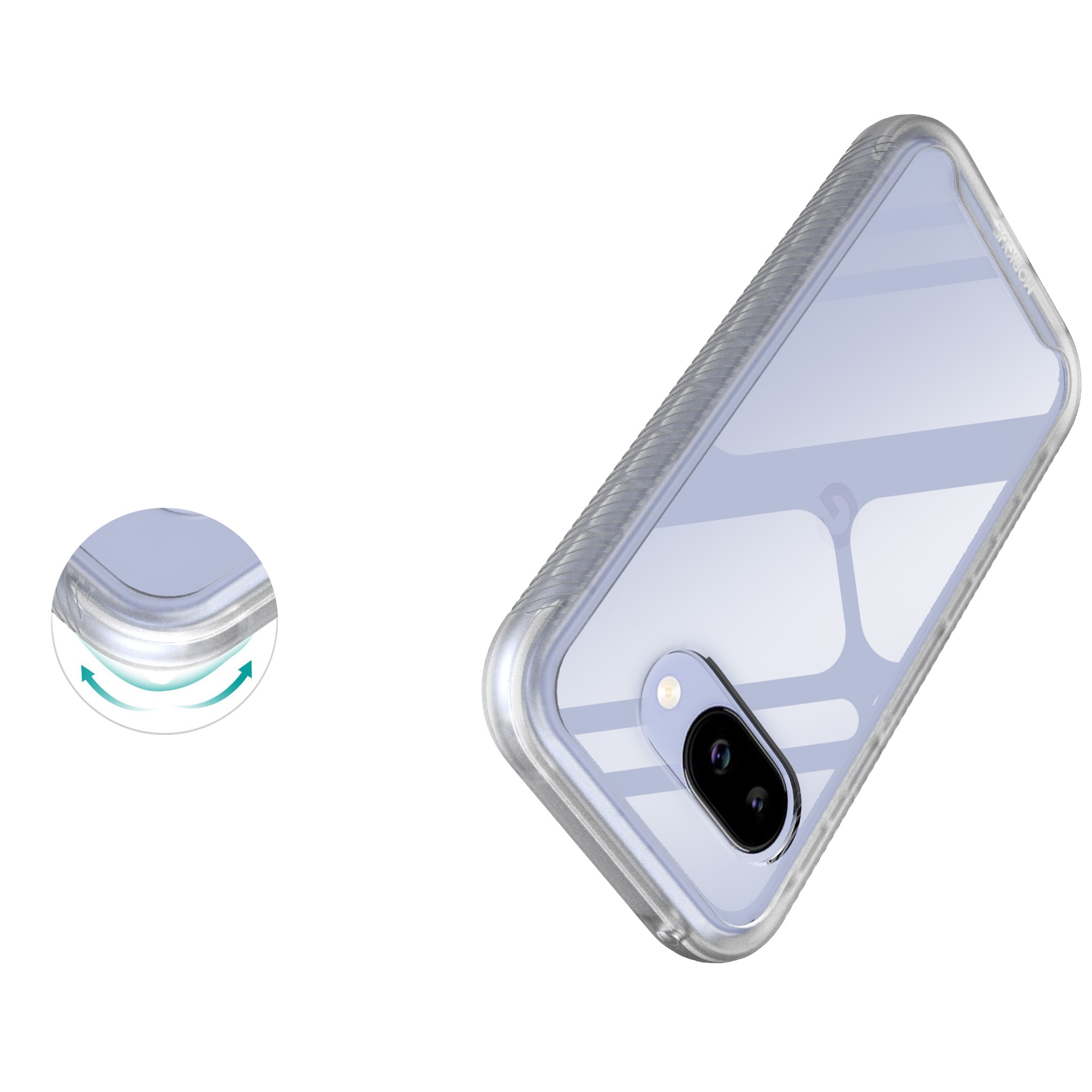 Coque Full Protection Google Pixel 9a, Transparent