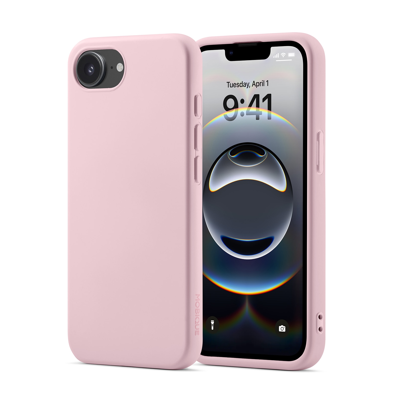 Coque TPU iPhone 16e, Rose