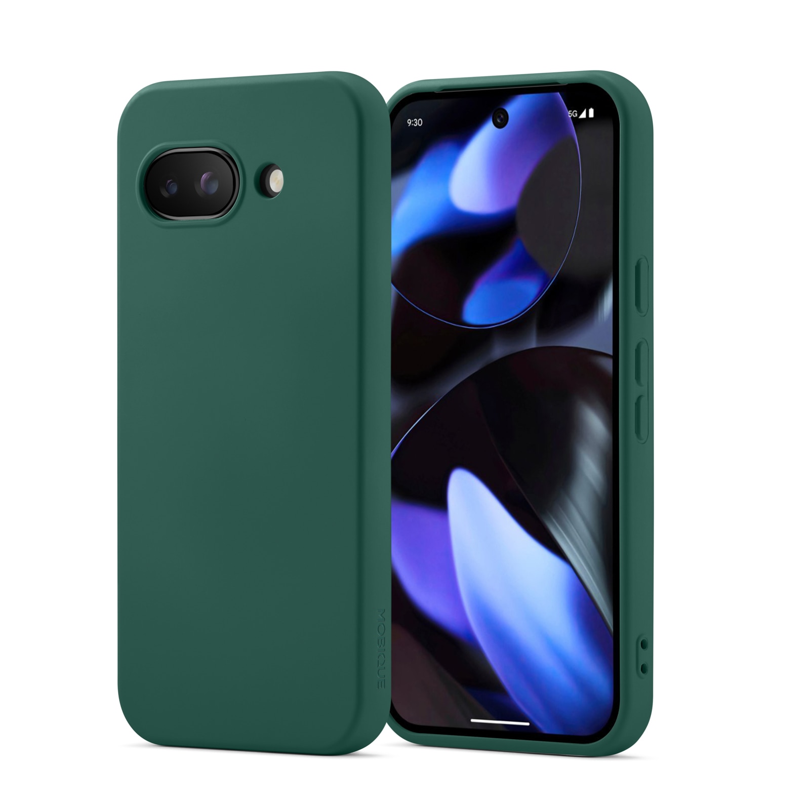 Coque TPU Google Pixel 9a, Vert foncé