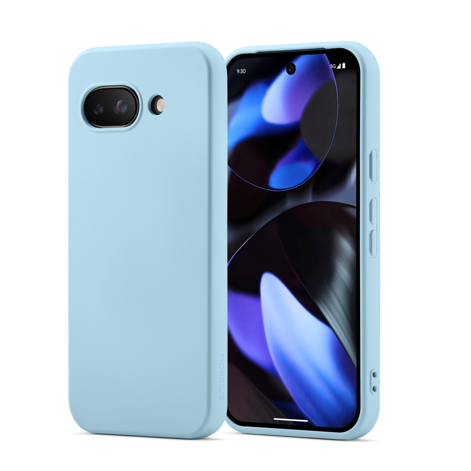 Coque TPU Google Pixel 9a, Bleu