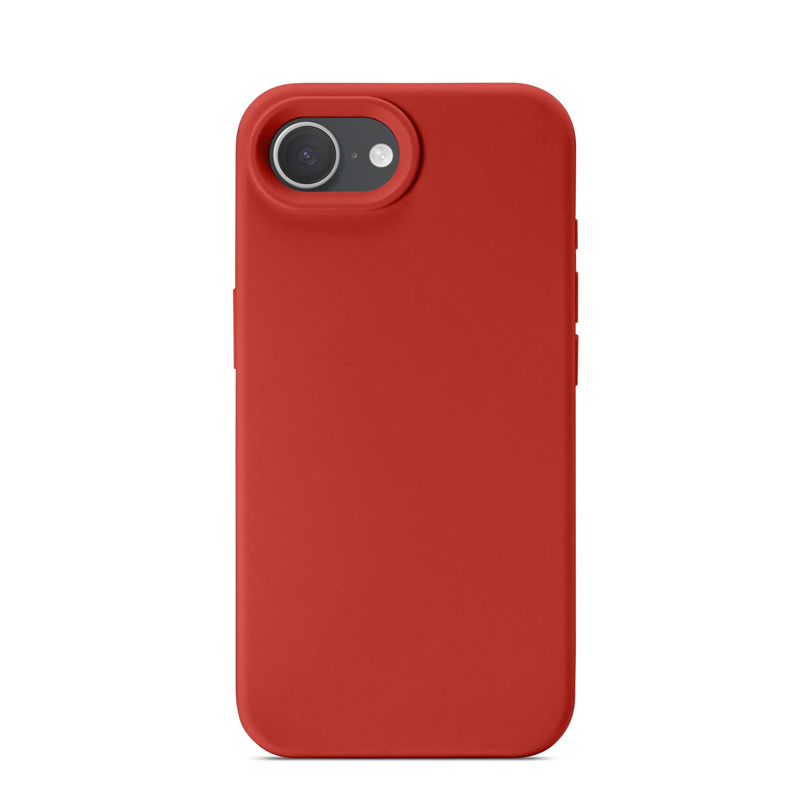 Coque en silicone Magnetic iPhone 16e, Lava Red