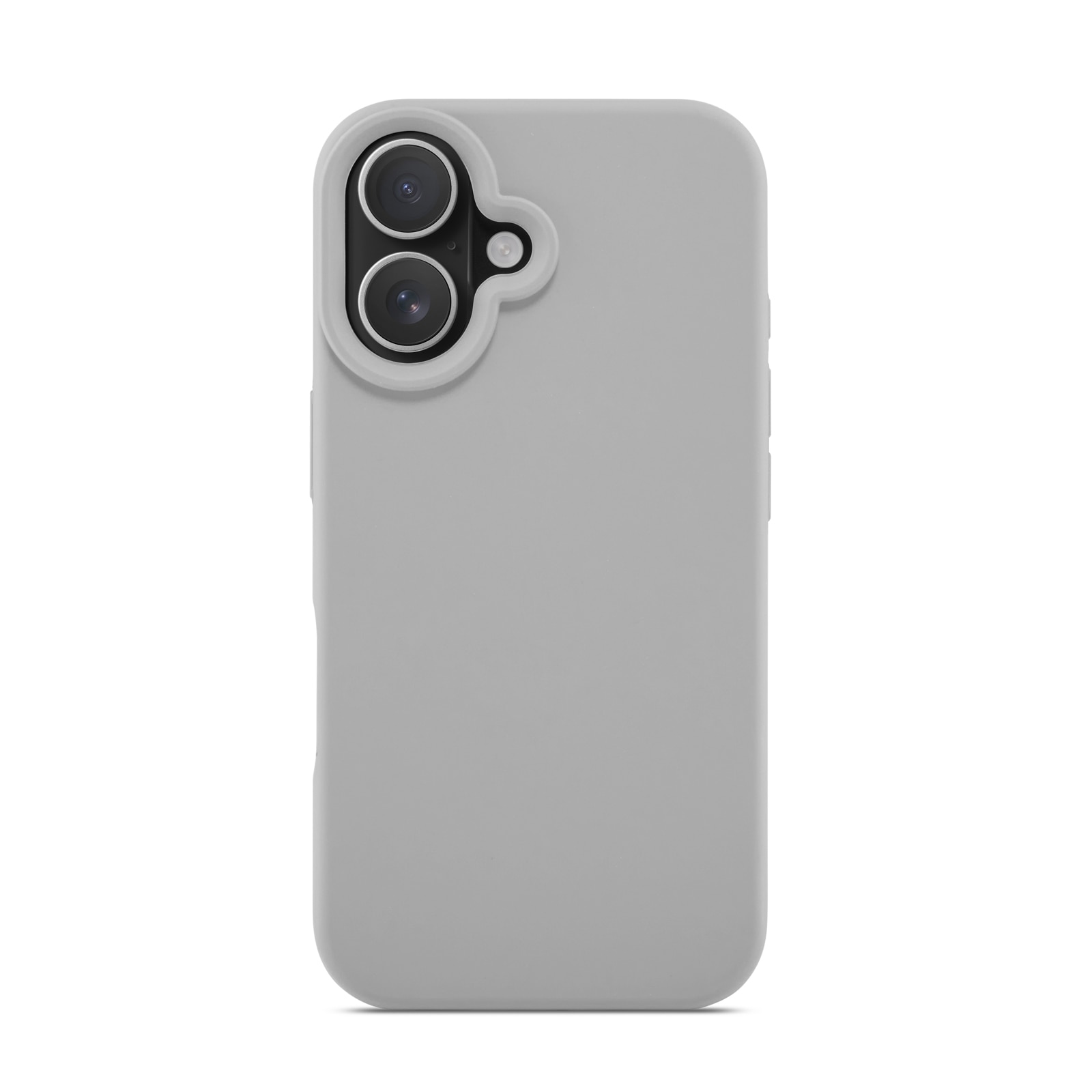 Coque en silicone Magnetic iPhone 16, Gris