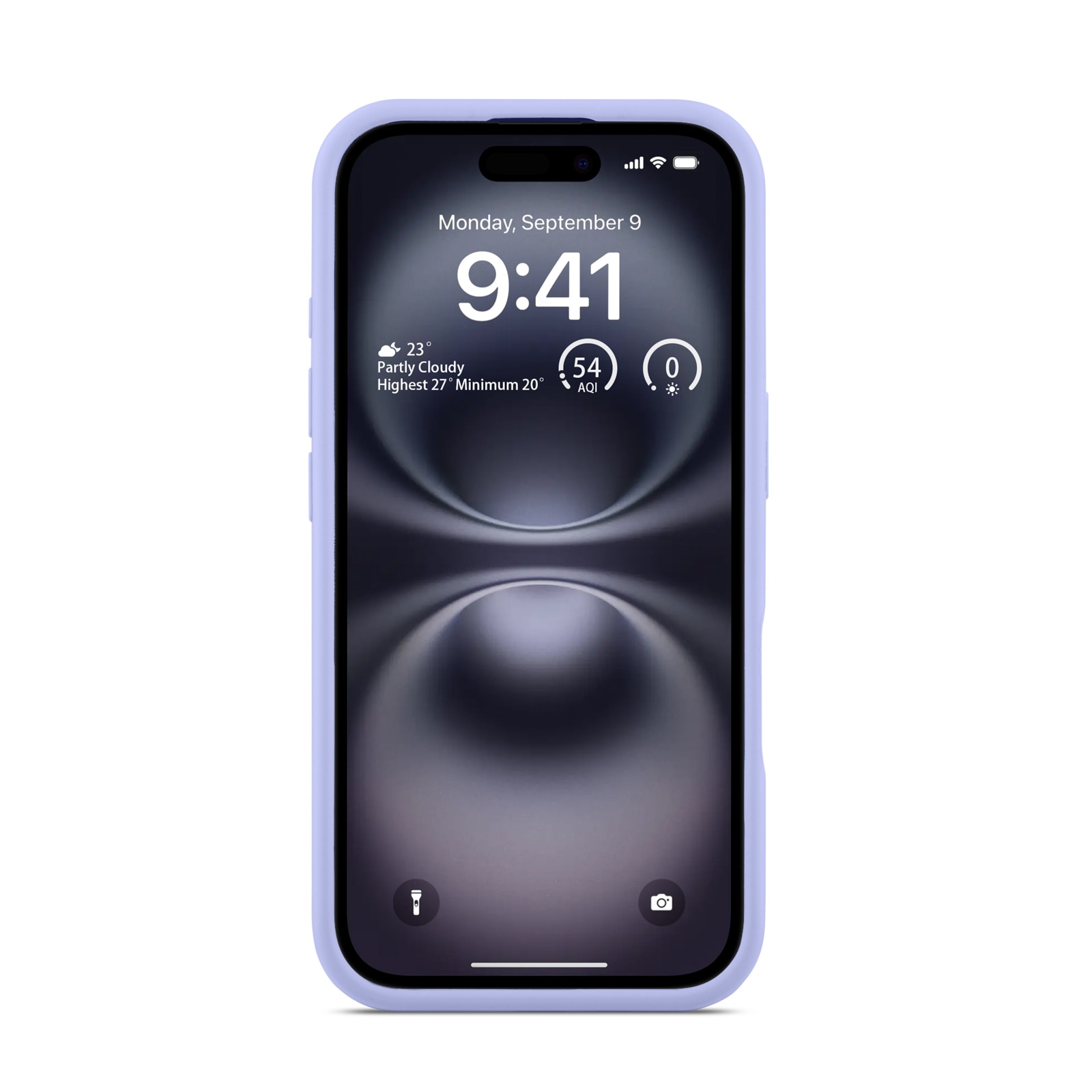 Coque en silicone Magnetic iPhone 16, Violet