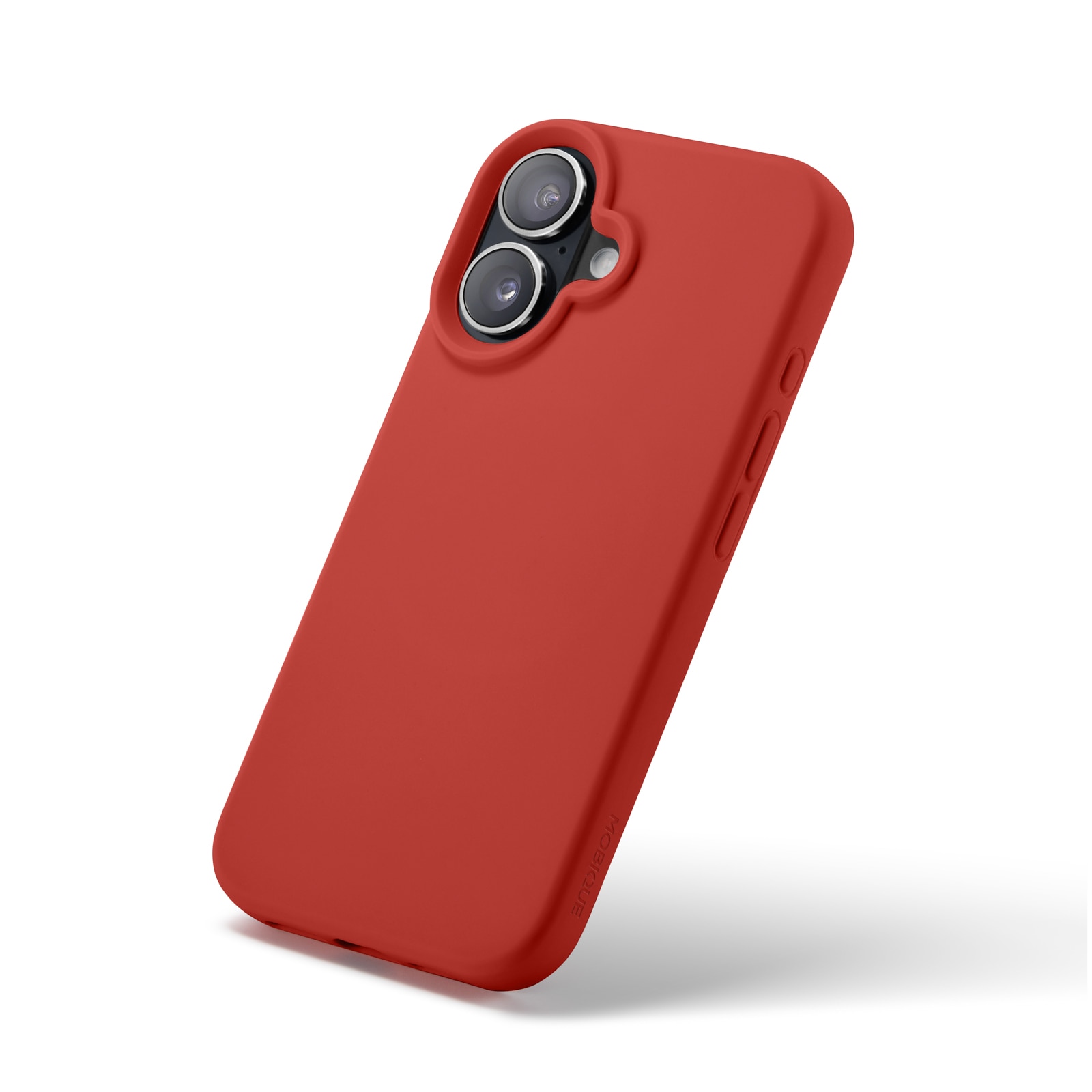 Coque en silicone Magnetic iPhone 16, Lava Red