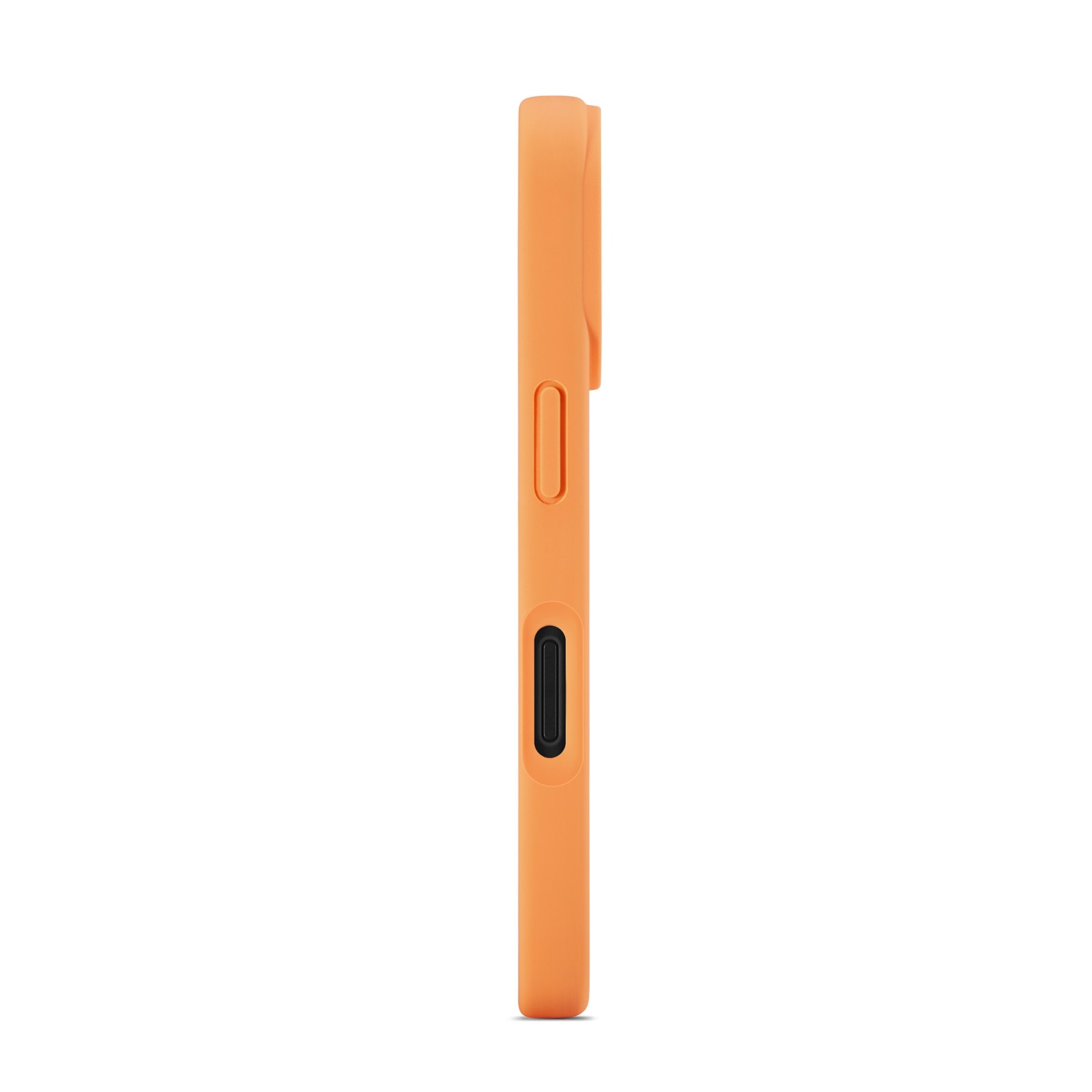 Coque en silicone Magnetic iPhone 16, Solar Orange