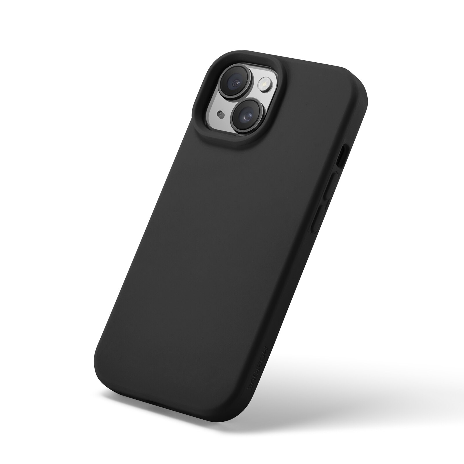 Coque en silicone Magnetic iPhone 15, Noir