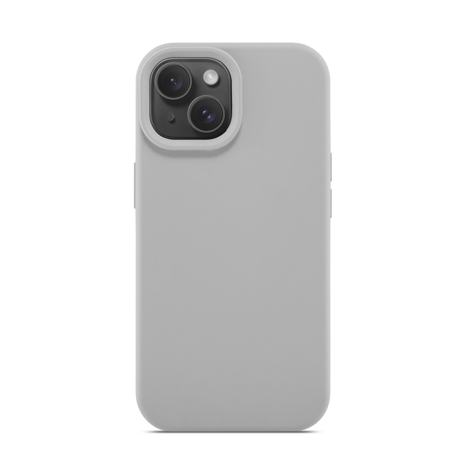 Coque en silicone Magnetic iPhone 15, Beige