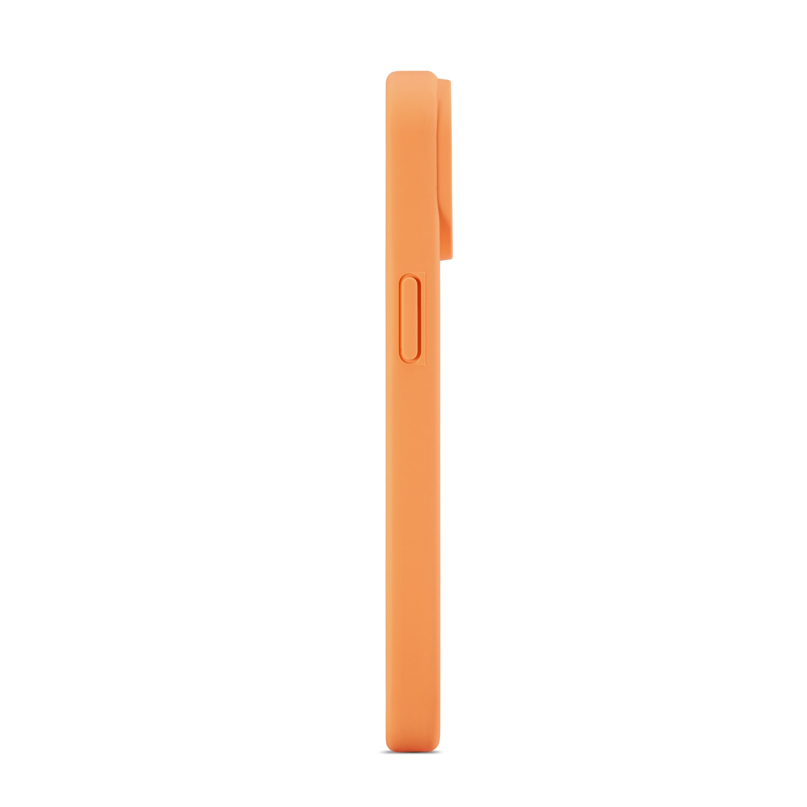 Coque en silicone Magnetic iPhone 15, Solar Orange