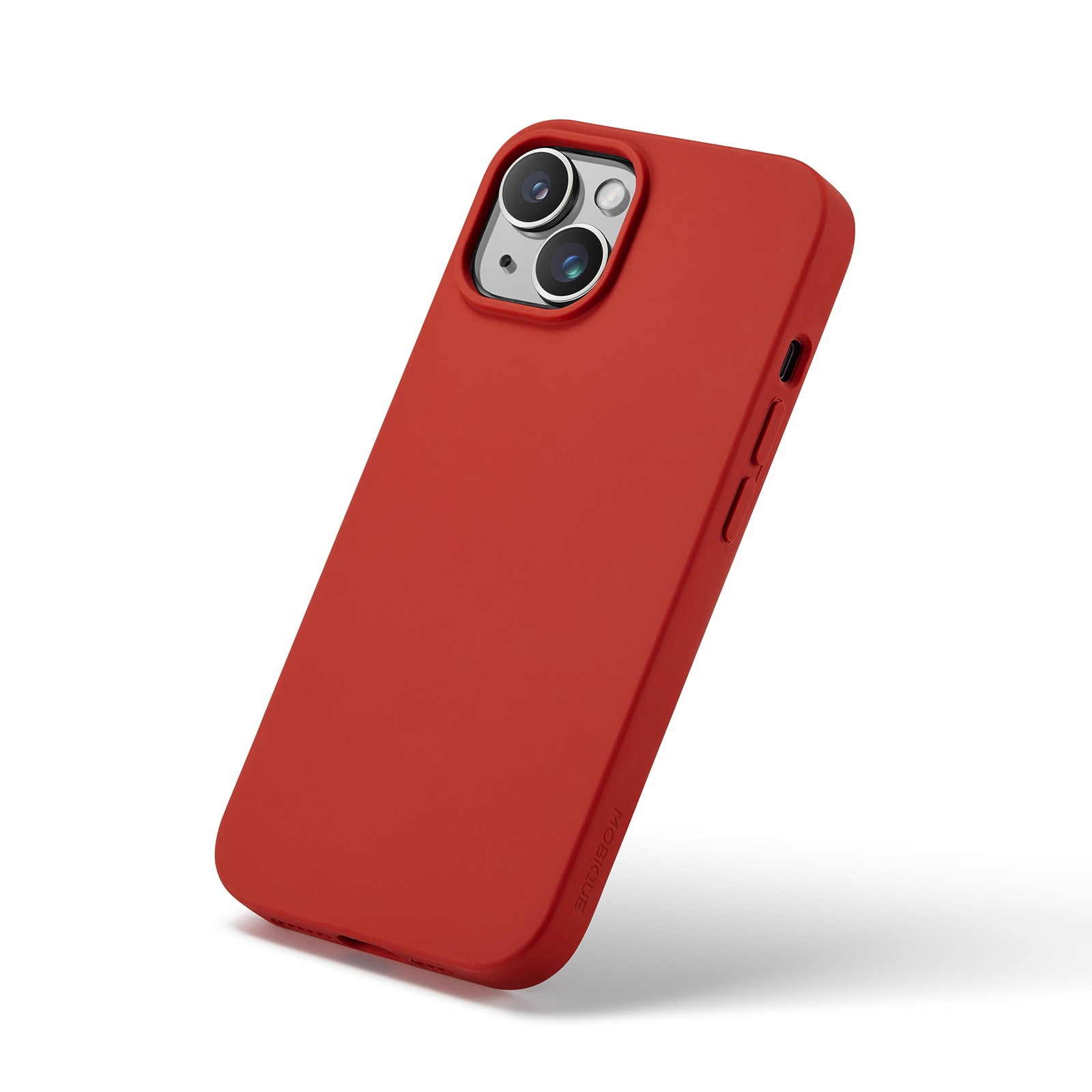 Coque en silicone Magnetic iPhone 14, Lava Red