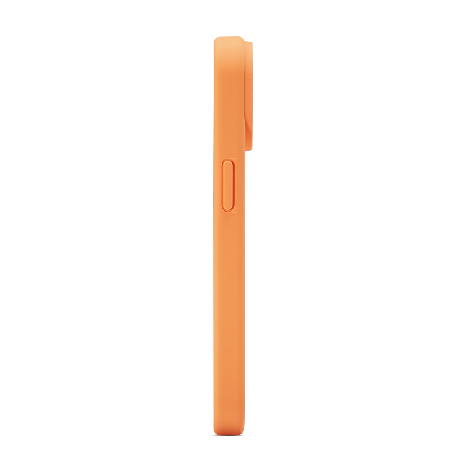 Coque en silicone Magnetic iPhone 14, Solar Orange