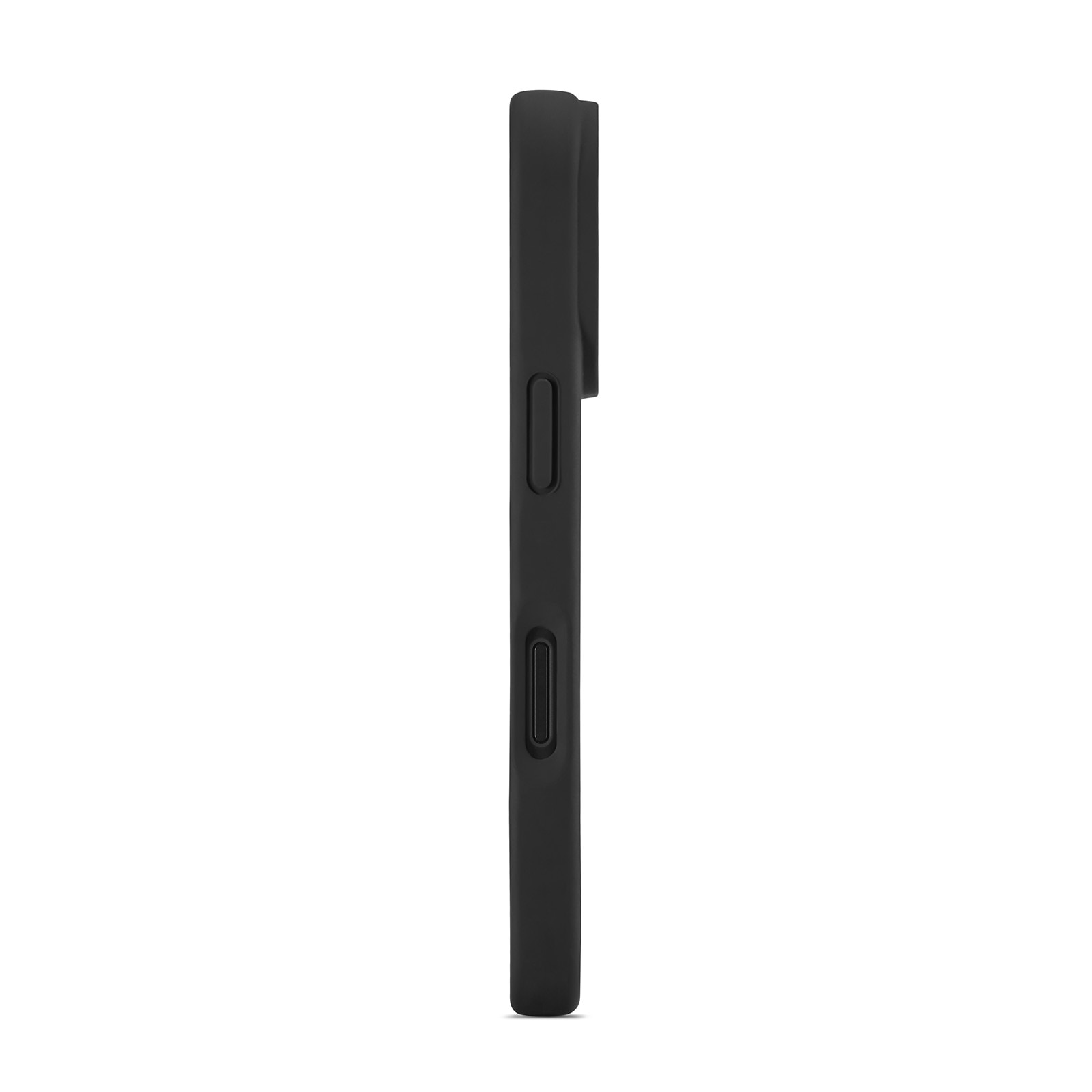 Coque en silicone Magnetic iPhone 16 Pro, Noir