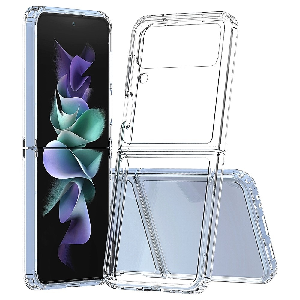 Coque hybride Crystal Hybrid pour Samsung Galaxy Z Flip 4, transparent