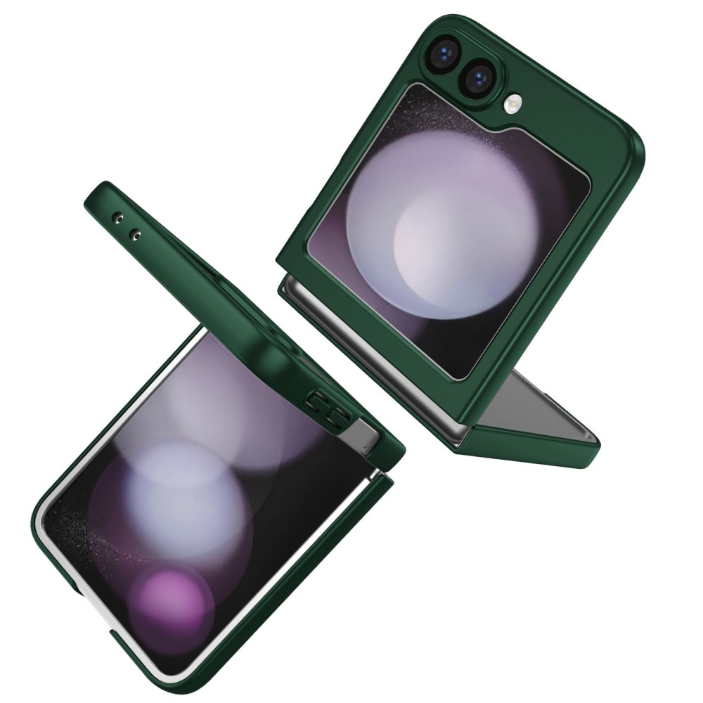 Coque magnétique avec porte-bague Samsung Galaxy Z Flip 6, vert