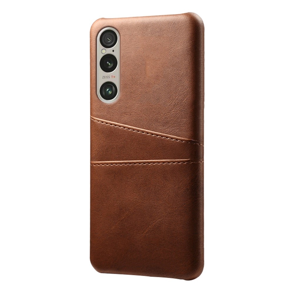 Coque Card Slots Sony Xperia 1 VI, marron