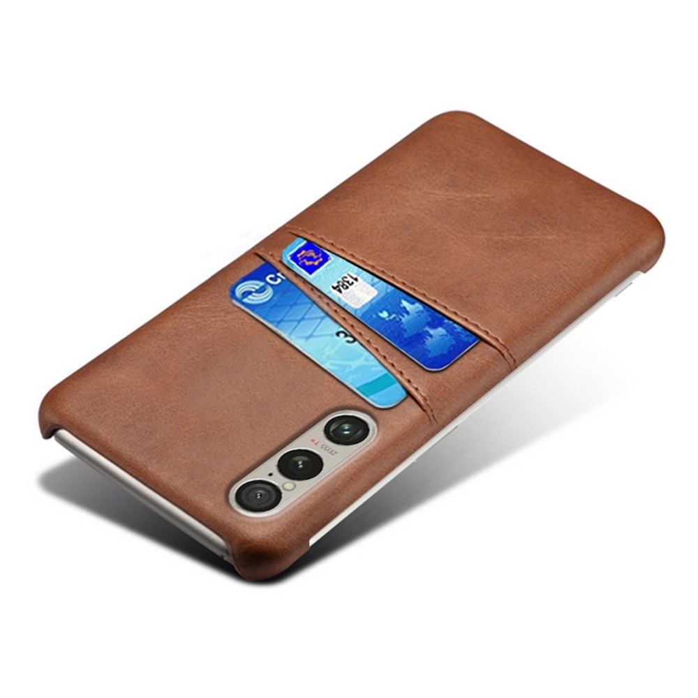 Coque Card Slots Sony Xperia 1 VI, marron