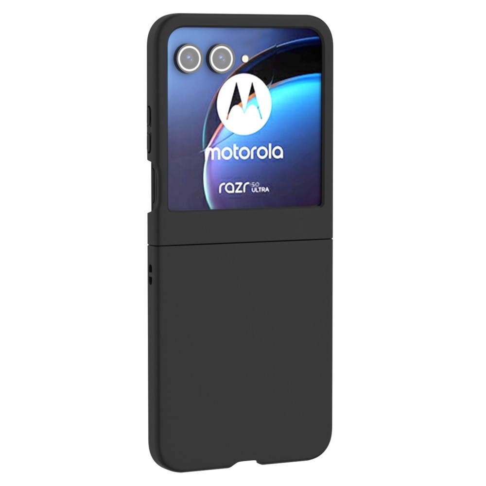 Coque dures caoutchoutées Motorola Razr 50, noir