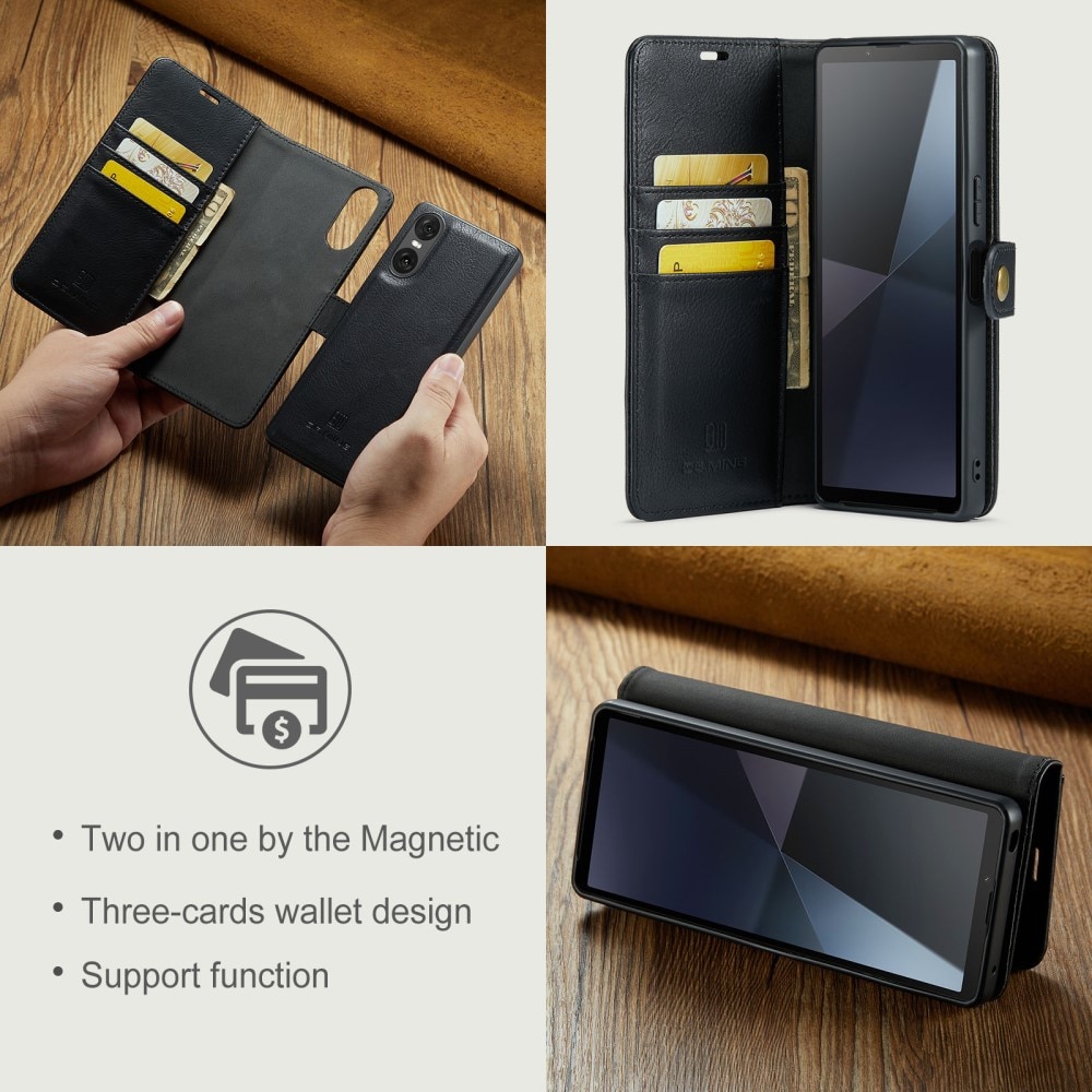 Étui portefeuille Magnet Wallet Sony Xperia 10 VI, Black