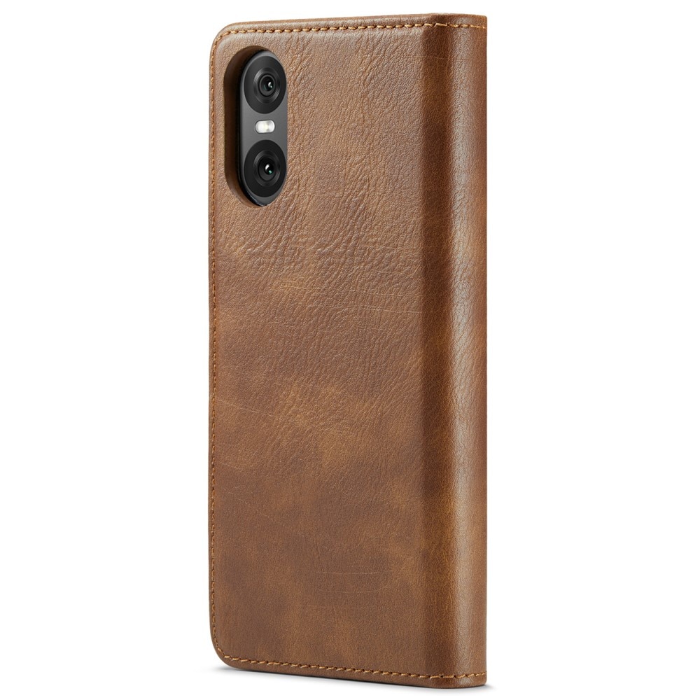 Étui portefeuille Magnet Wallet Sony Xperia 10 VI, Cognac