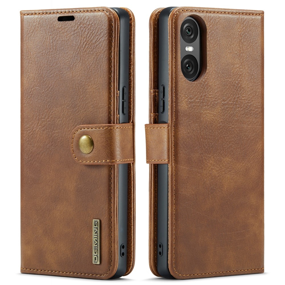 Étui portefeuille Magnet Wallet Sony Xperia 10 VI, Cognac