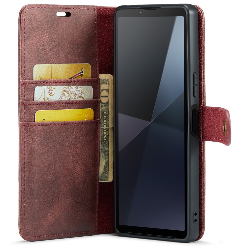 Étui portefeuille Magnet Wallet Sony Xperia 10 VI, Red