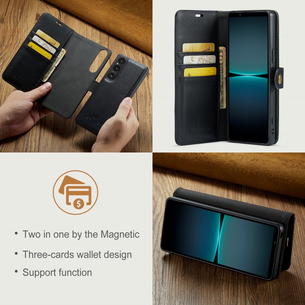 Étui portefeuille Magnet Wallet Sony Xperia 1 VI, Black