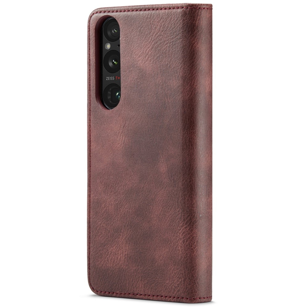 Étui portefeuille Magnet Wallet Sony Xperia 1 VI, Red