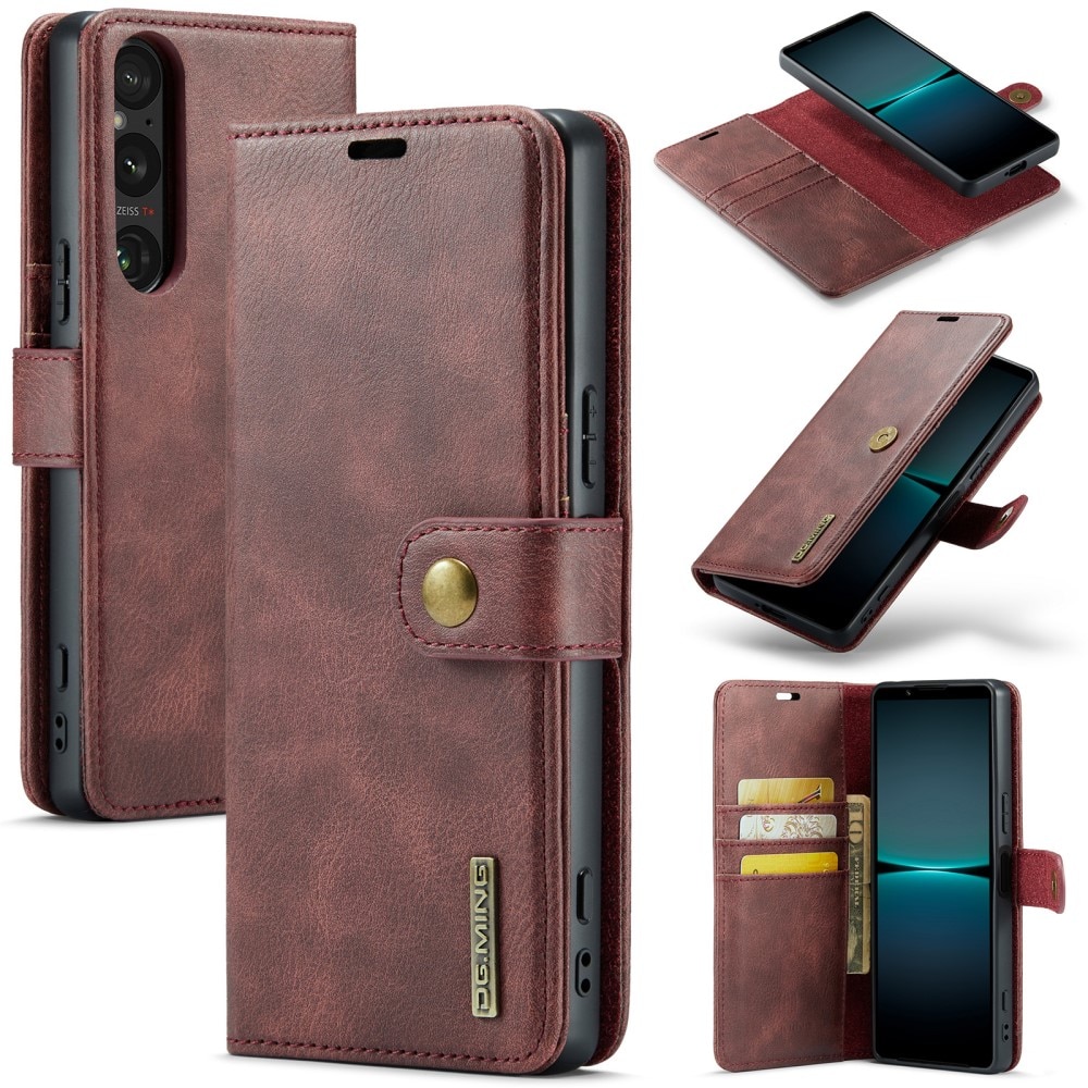 Étui portefeuille Magnet Wallet Sony Xperia 1 VI, Red