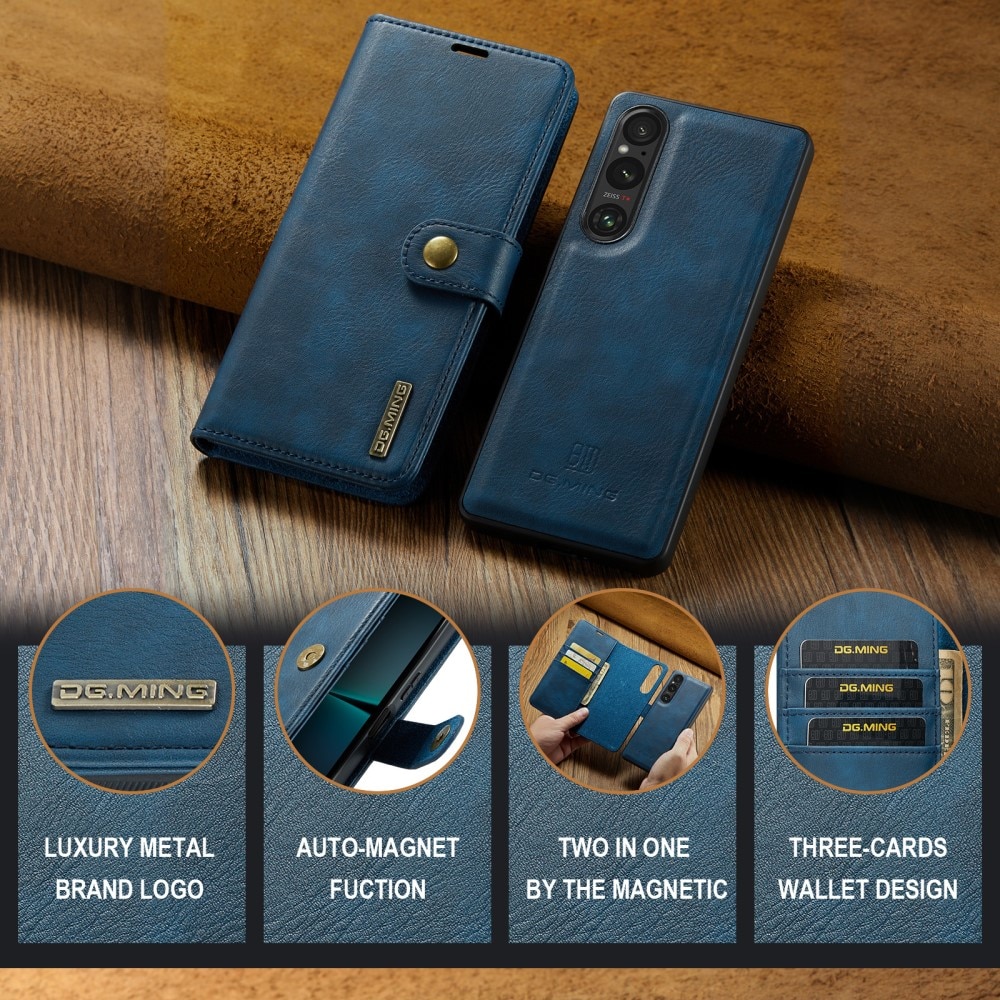 Étui portefeuille Magnet Wallet Sony Xperia 1 VI, Blue