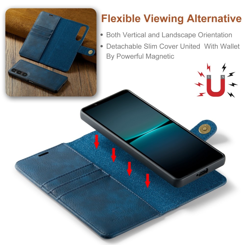 Étui portefeuille Magnet Wallet Sony Xperia 1 VI, Blue