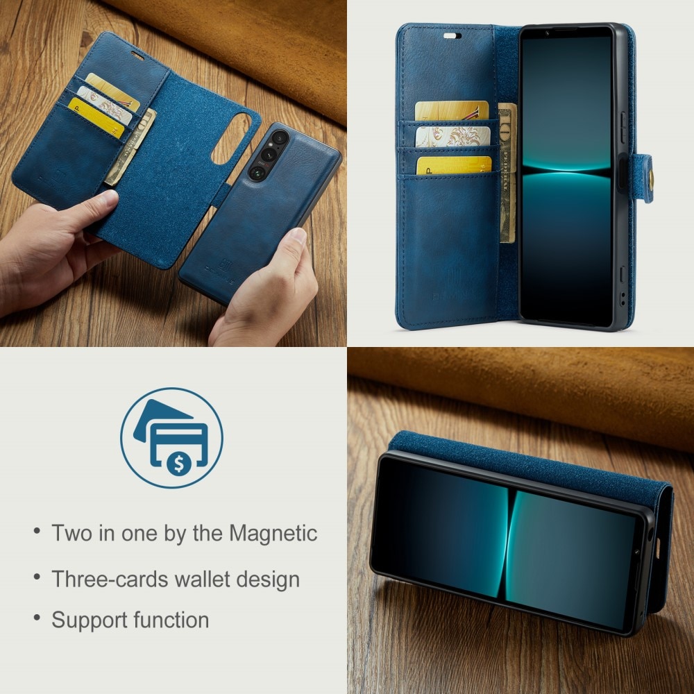 Étui portefeuille Magnet Wallet Sony Xperia 1 VI, Blue