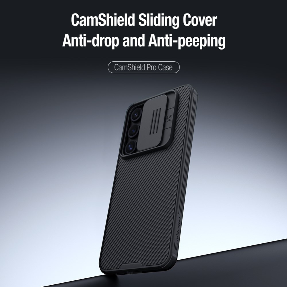 Coque CamShield Samsung Galaxy S24 FE, noir