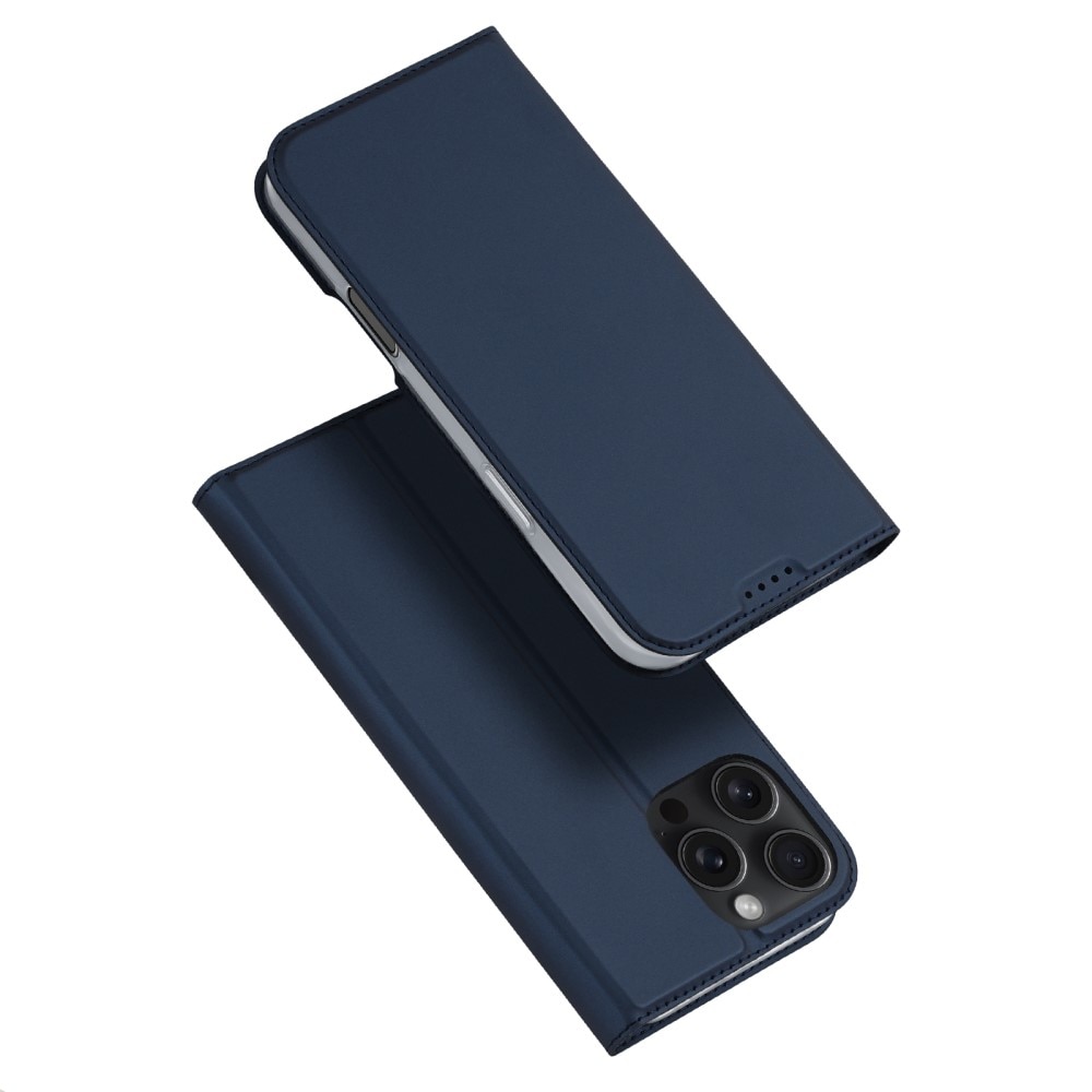 Étui portefeuille Skin Pro Series iPhone 16 Pro, Navy