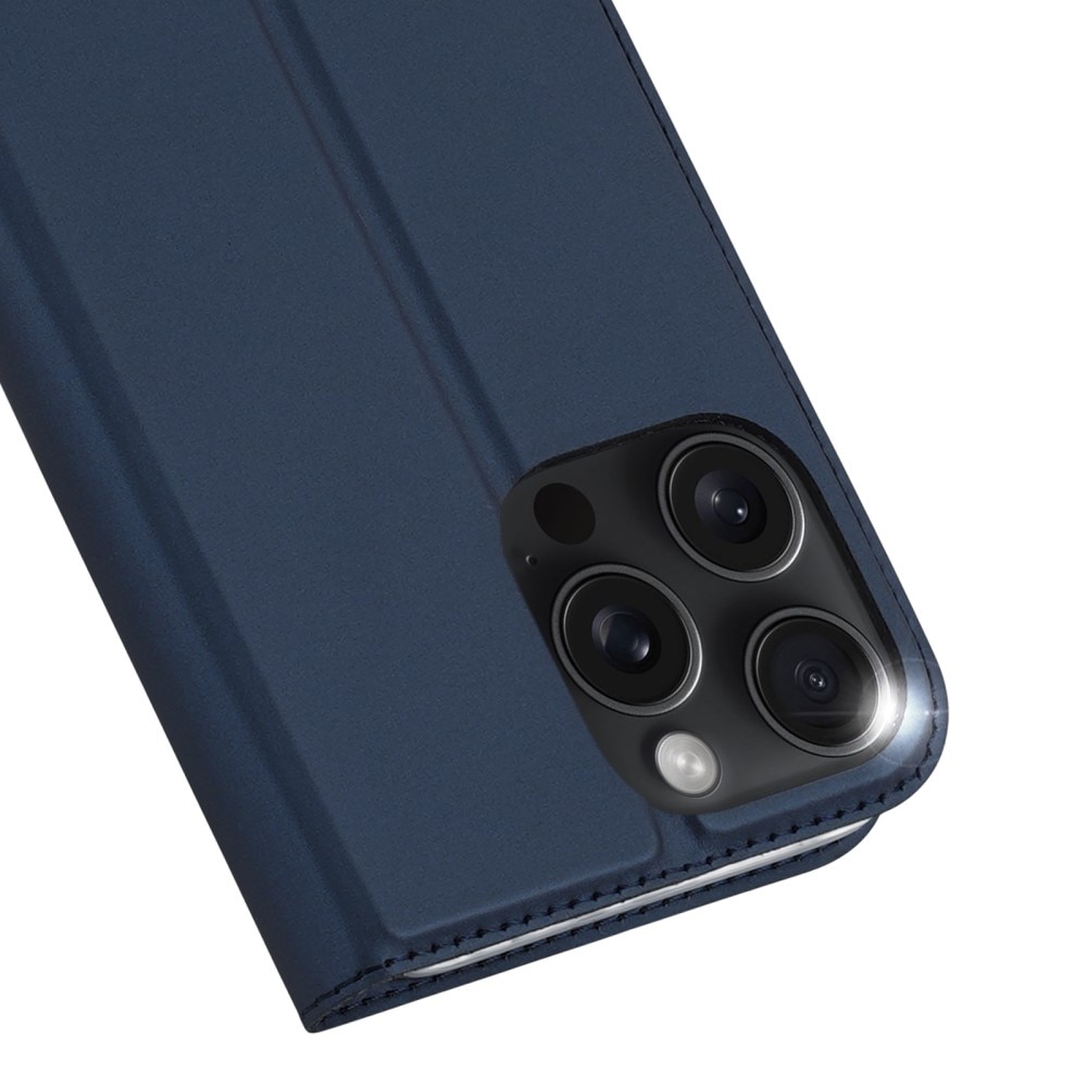 Étui portefeuille Skin Pro Series iPhone 16 Pro, Navy