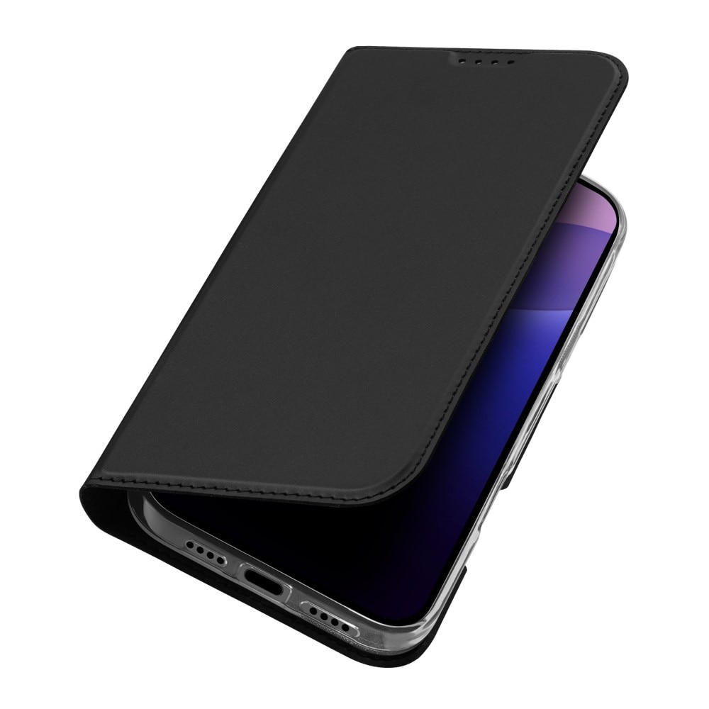 Étui portefeuille Skin Pro Series iPhone 16 Pro Max, Black