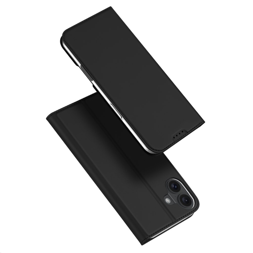 Étui portefeuille Skin Pro Series iPhone 16, Black