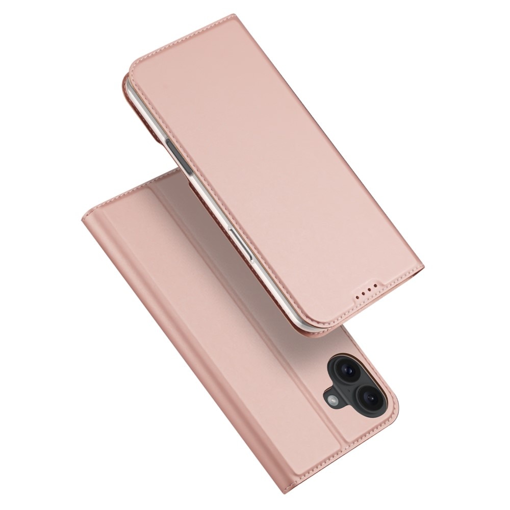 Étui portefeuille Skin Pro Series iPhone 16, Rose Gold