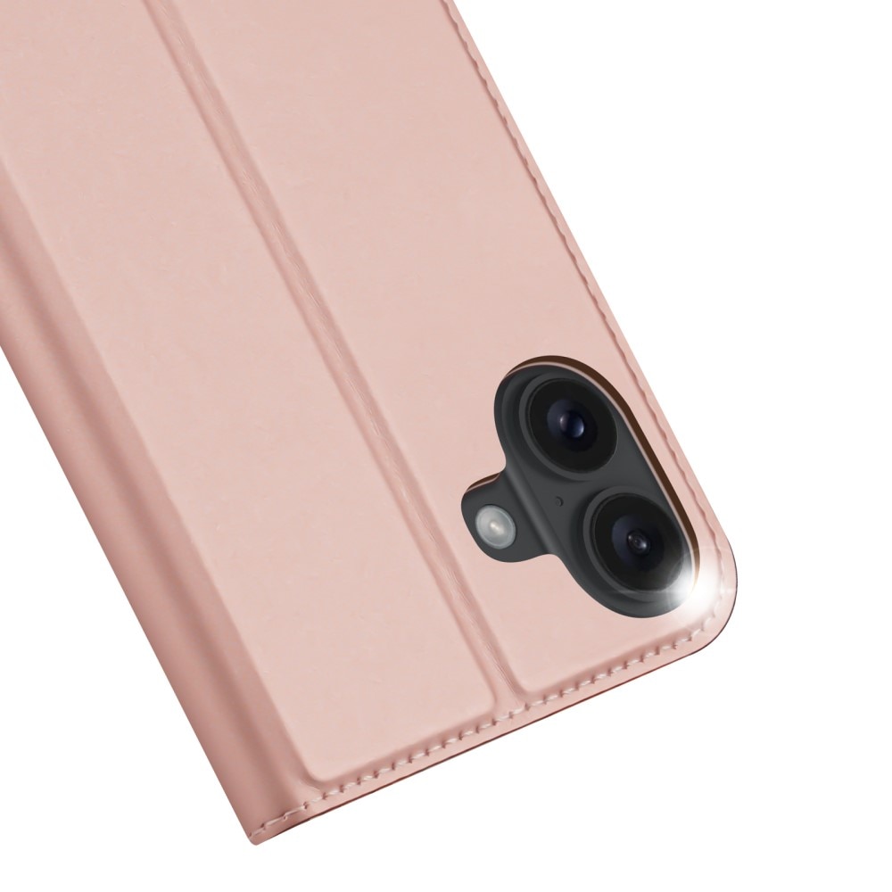 Étui portefeuille Skin Pro Series iPhone 16, Rose Gold