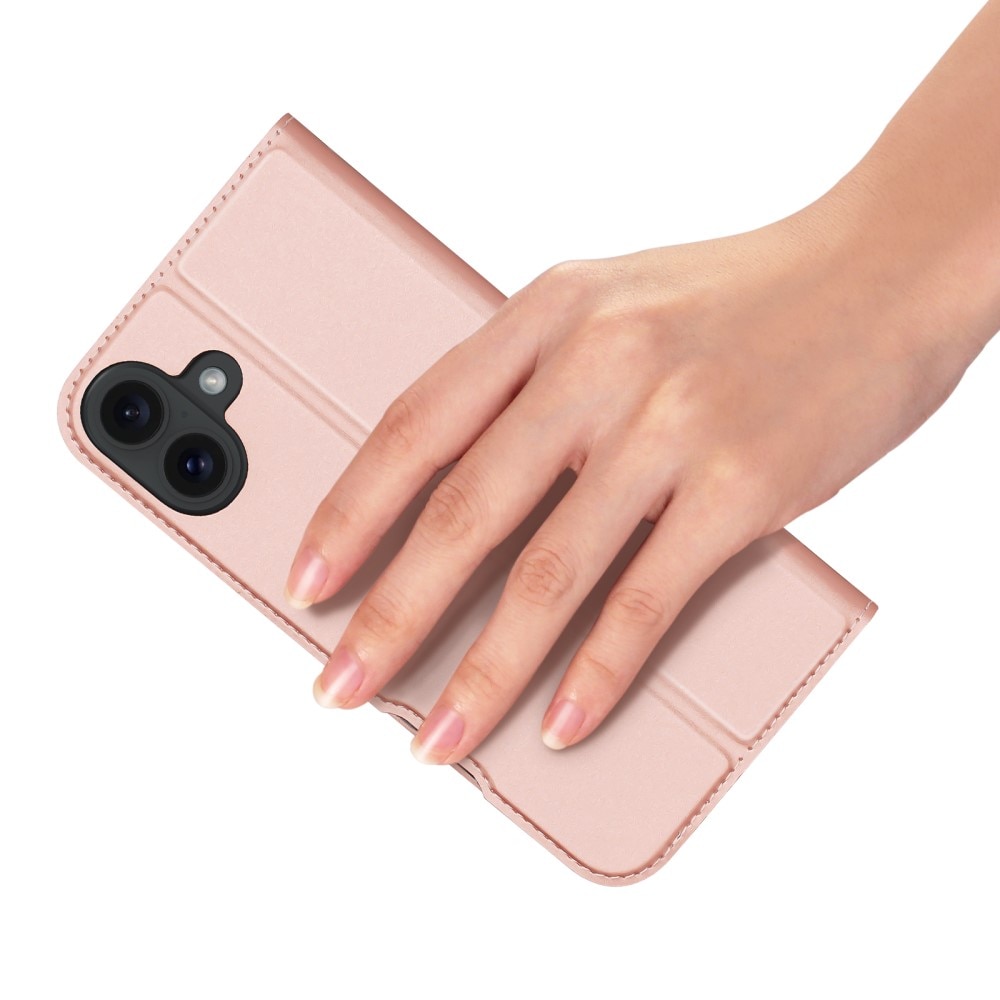 Étui portefeuille Skin Pro Series iPhone 16, Rose Gold