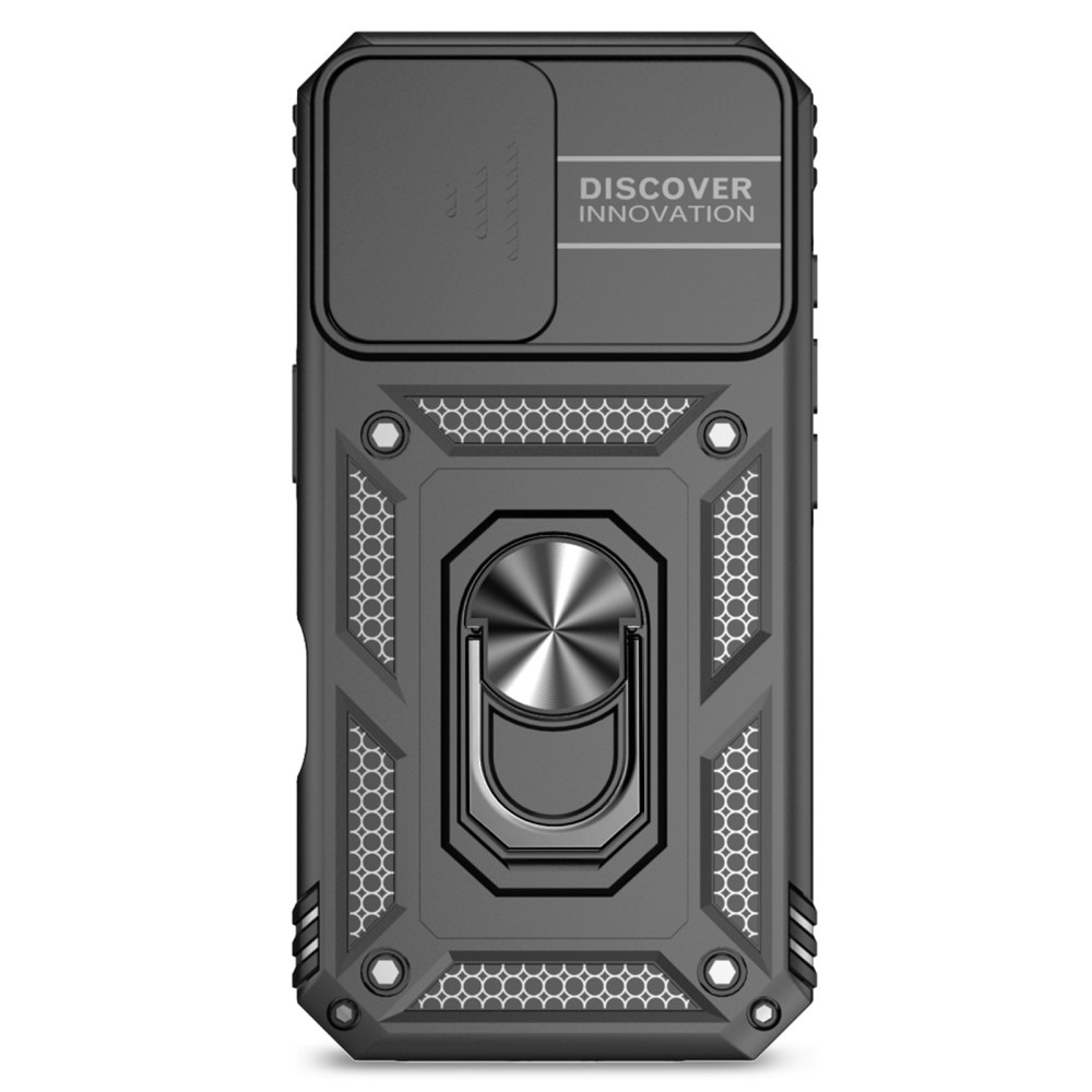 Coque Hybride Ring avec Protège Caméra iPhone 16 Plus, Noir