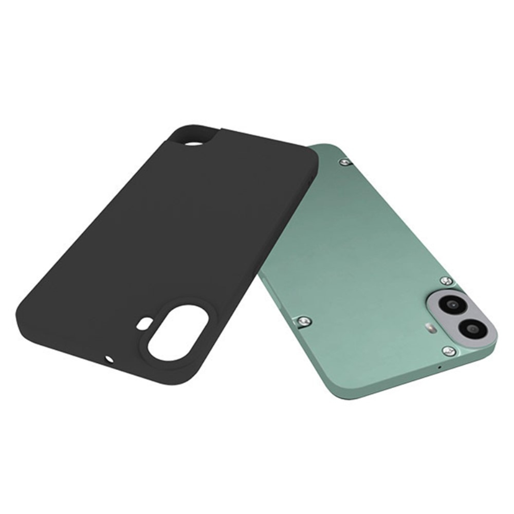 Coque TPU résistante aux chocs Nothing CMF Phone 1, Noir