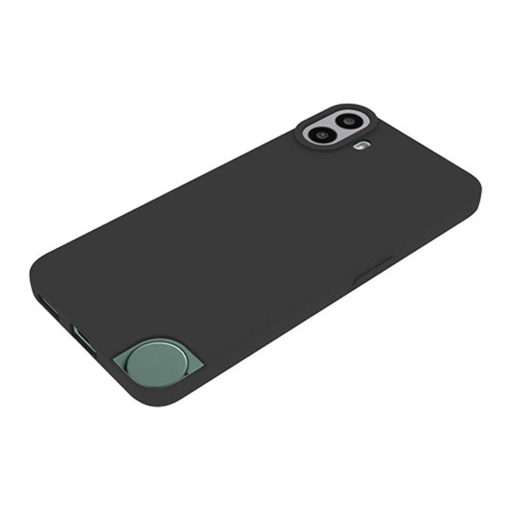 Coque TPU résistante aux chocs Nothing CMF Phone 1, Noir