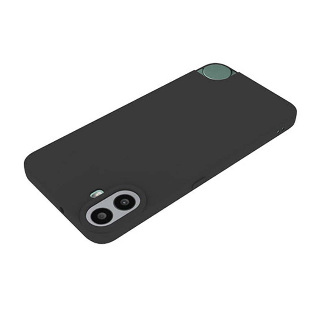 Coque TPU résistante aux chocs Nothing CMF Phone 1, Noir