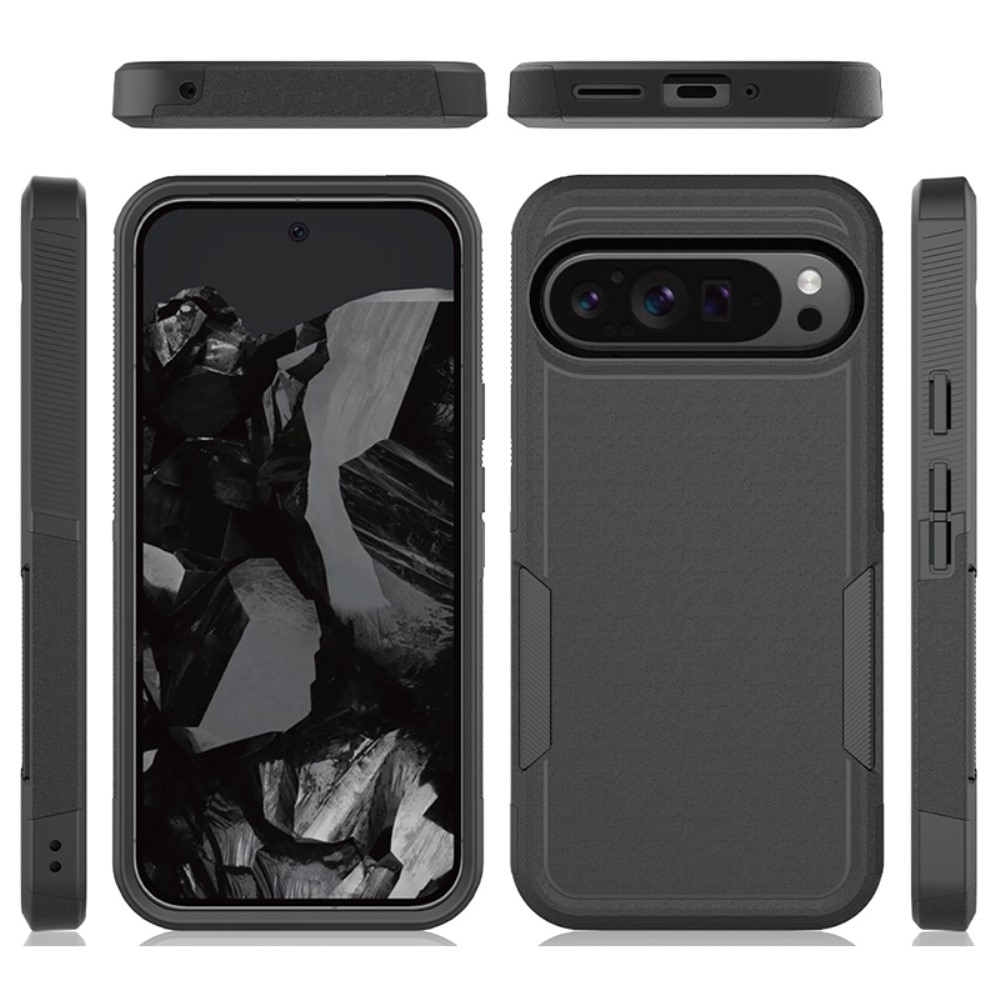 Coque hybride Off-road Google Pixel 9 Pro XL, noir