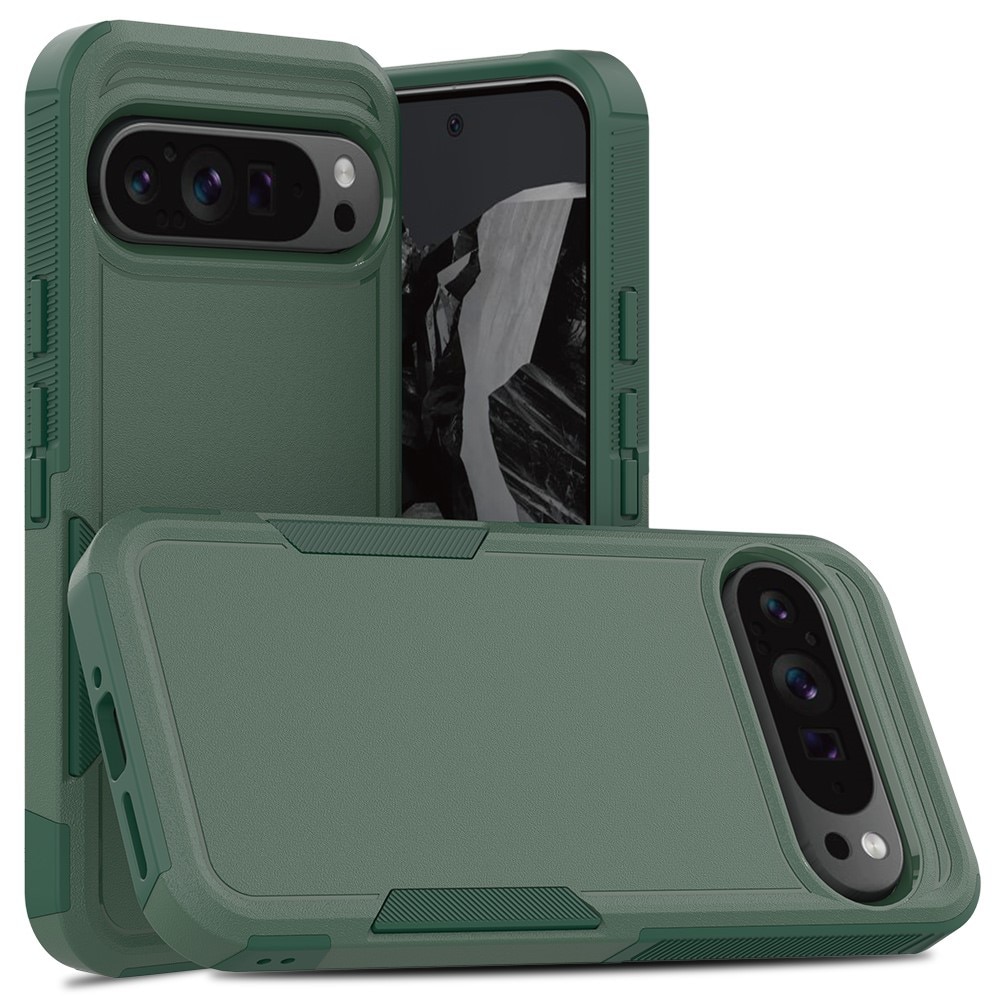 Coque hybride Off-road Google Pixel 9 Pro XL, vert