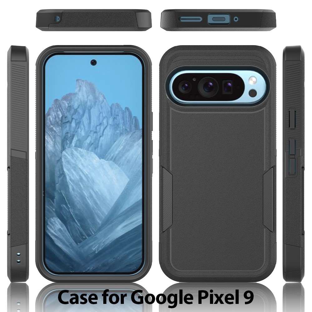 Coque hybride Off-road Google Pixel 9 Pro, noir