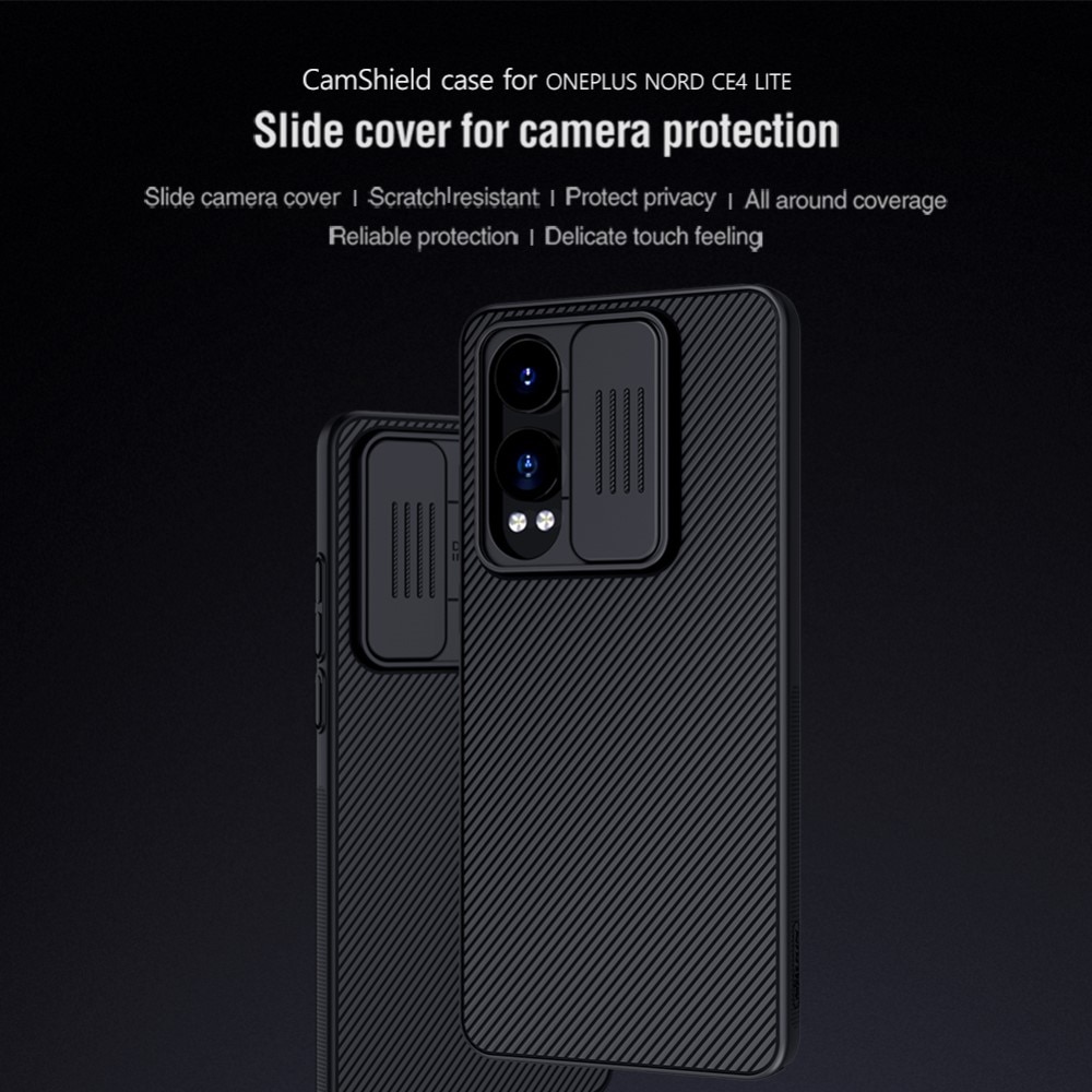 Coque CamShield  OnePlus Nord CE 4 Lite, Noir